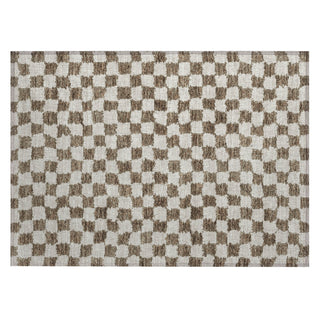 Piper Looms Chantille Geometric ACN1958 Brown Machine Washable Area Rug Scatter Main Image