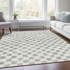 Piper Looms Chantille Geometric ACN1958 Gray Machine Washable Area Rug Lifestyle Image Feature