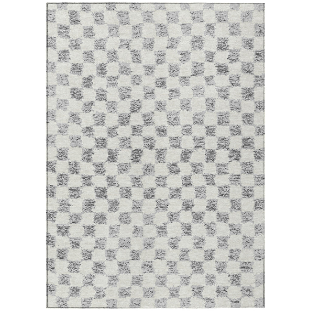 Piper Looms Chantille Geometric ACN1958 Gray Machine Washable Area Rug main image
