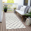 Piper Looms Chantille Geometric ACN1958 Gray Machine Washable Area Rug Runner Outdoor Lifestyle Image Feature