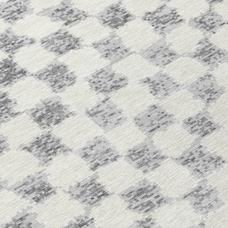 Piper Looms Chantille Geometric ACN1958 Gray Machine Washable Area Rug Swatch Image