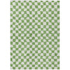 Piper Looms Chantille Geometric ACN1958 Green Machine Washable Area Rug main image