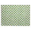 Piper Looms Chantille Geometric ACN1958 Green Machine Washable Area Rug Scatter Main Image