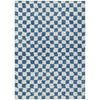 Piper Looms Chantille Geometric ACN1958 Navy Machine Washable Area Rug main image