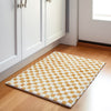 Piper Looms Chantille Geometric ACN1958 Orange Machine Washable Area Rug Scatter Lifestyle Image Feature