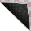 Piper Looms Chantille Geometric ACN1958 Pink Machine Washable Area Rug Backing Image