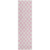 Piper Looms Chantille Geometric ACN1958 Pink Machine Washable Area Rug Runner Main Image
