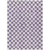 Piper Looms Chantille Geometric ACN1958 Purple Machine Washable Area Rug main image