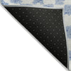 Piper Looms Chantille Geometric ACN1958 Sky Machine Washable Area Rug Backing Image