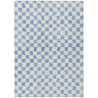 Piper Looms Chantille Geometric ACN1958 Sky Machine Washable Area Rug main image