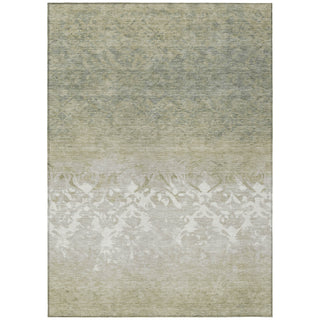 Piper Looms Chantille Damask ACN1959 Beige Machine Washable Area Rug main image