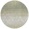 Piper Looms Chantille Damask ACN1959 Beige Machine Washable Area Rug Round Main Image
