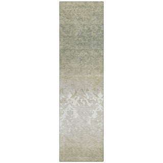 Piper Looms Chantille Damask ACN1959 Beige Machine Washable Area Rug Runner Main Image