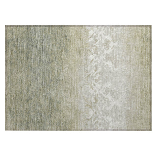 Piper Looms Chantille Damask ACN1959 Beige Machine Washable Area Rug Scatter Main Image