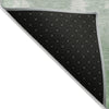 Piper Looms Chantille Damask ACN1959 Green Machine Washable Area Rug Backing Image