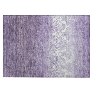 Piper Looms Chantille Damask ACN1959 Purple Machine Washable Area Rug Scatter Main Image