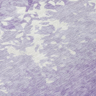 Piper Looms Chantille Damask ACN1959 Purple Machine Washable Area Rug Swatch Image