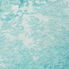 Piper Looms Chantille Damask ACN1959 Teal Machine Washable Area Rug Swatch Image