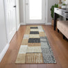 Piper Looms Chantille Geometric ACN1960 Black Machine Washable Area Rug Runner Lifestyle Image Feature