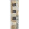 Piper Looms Chantille Geometric ACN1960 Black Machine Washable Area Rug Runner Main Image