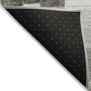 Piper Looms Chantille Geometric ACN1960 Brown Machine Washable Area Rug Backing Image