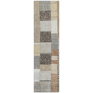Piper Looms Chantille Geometric ACN1960 Brown Machine Washable Area Rug Runner Main Image
