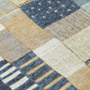 Piper Looms Chantille Geometric ACN1960 Navy Machine Washable Area Rug Swatch Image