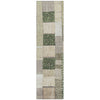 Piper Looms Chantille Geometric ACN1960 Olive Machine Washable Area Rug Runner Main Image