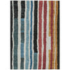 Piper Looms Chantille Stripes ACN1961 Black Machine Washable Area Rug main image