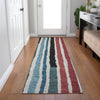Piper Looms Chantille Stripes ACN1961 Black Machine Washable Area Rug Runner Lifestyle Image Feature