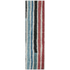 Piper Looms Chantille Stripes ACN1961 Black Machine Washable Area Rug Runner Main Image
