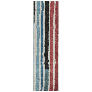 Piper Looms Chantille Stripes ACN1961 Black Machine Washable Area Rug Runner Main Image