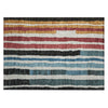 Piper Looms Chantille Stripes ACN1961 Black Machine Washable Area Rug Scatter Main Image