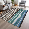 Piper Looms Chantille Stripes ACN1961 Brown Machine Washable Area Rug Lifestyle Image Feature
