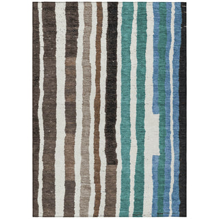 Piper Looms Chantille Stripes ACN1961 Brown Machine Washable Area Rug main image