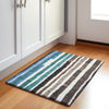 Piper Looms Chantille Stripes ACN1961 Brown Machine Washable Area Rug Scatter Lifestyle Image Feature