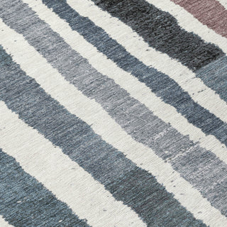 Piper Looms Chantille Stripes ACN1961 Denim Machine Washable Area Rug Swatch Image