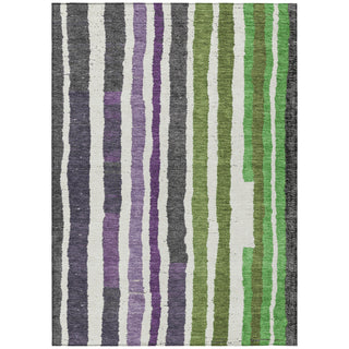 Piper Looms Chantille Stripes ACN1961 Gray Machine Washable Area Rug main image