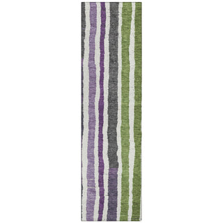 Piper Looms Chantille Stripes ACN1961 Gray Machine Washable Area Rug Runner Main Image