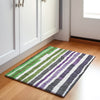 Piper Looms Chantille Stripes ACN1961 Gray Machine Washable Area Rug Scatter Lifestyle Image Feature