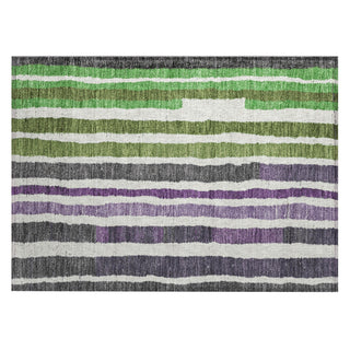 Piper Looms Chantille Stripes ACN1961 Gray Machine Washable Area Rug Scatter Main Image