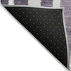 Piper Looms Chantille Stripes ACN1961 Purple Machine Washable Area Rug Backing Image