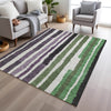 Piper Looms Chantille Stripes ACN1961 Purple Machine Washable Area Rug Lifestyle Image Feature