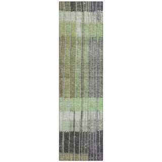 Piper Looms Chantille Stripes ACN1962 Aloe Machine Washable Area Rug Runner Main Image