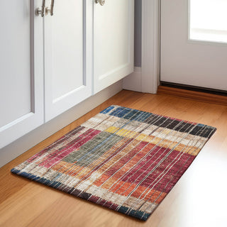 Piper Looms Chantille Stripes ACN1962 Beige Machine Washable Area Rug Scatter Lifestyle Image Feature