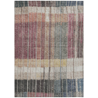 Piper Looms Chantille Stripes ACN1962 Mauve Machine Washable Area Rug main image