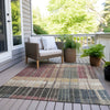 Piper Looms Chantille Stripes ACN1962 Mauve Machine Washable Area Rug Outdoor Lifestyle Image Feature
