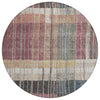 Piper Looms Chantille Stripes ACN1962 Mauve Machine Washable Area Rug Round Main Image