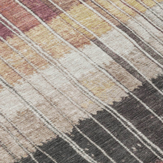 Piper Looms Chantille Stripes ACN1962 Mauve Machine Washable Area Rug Swatch Image
