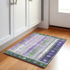 Piper Looms Chantille Stripes ACN1963 Green Machine Washable Area Rug Scatter Lifestyle Image Feature